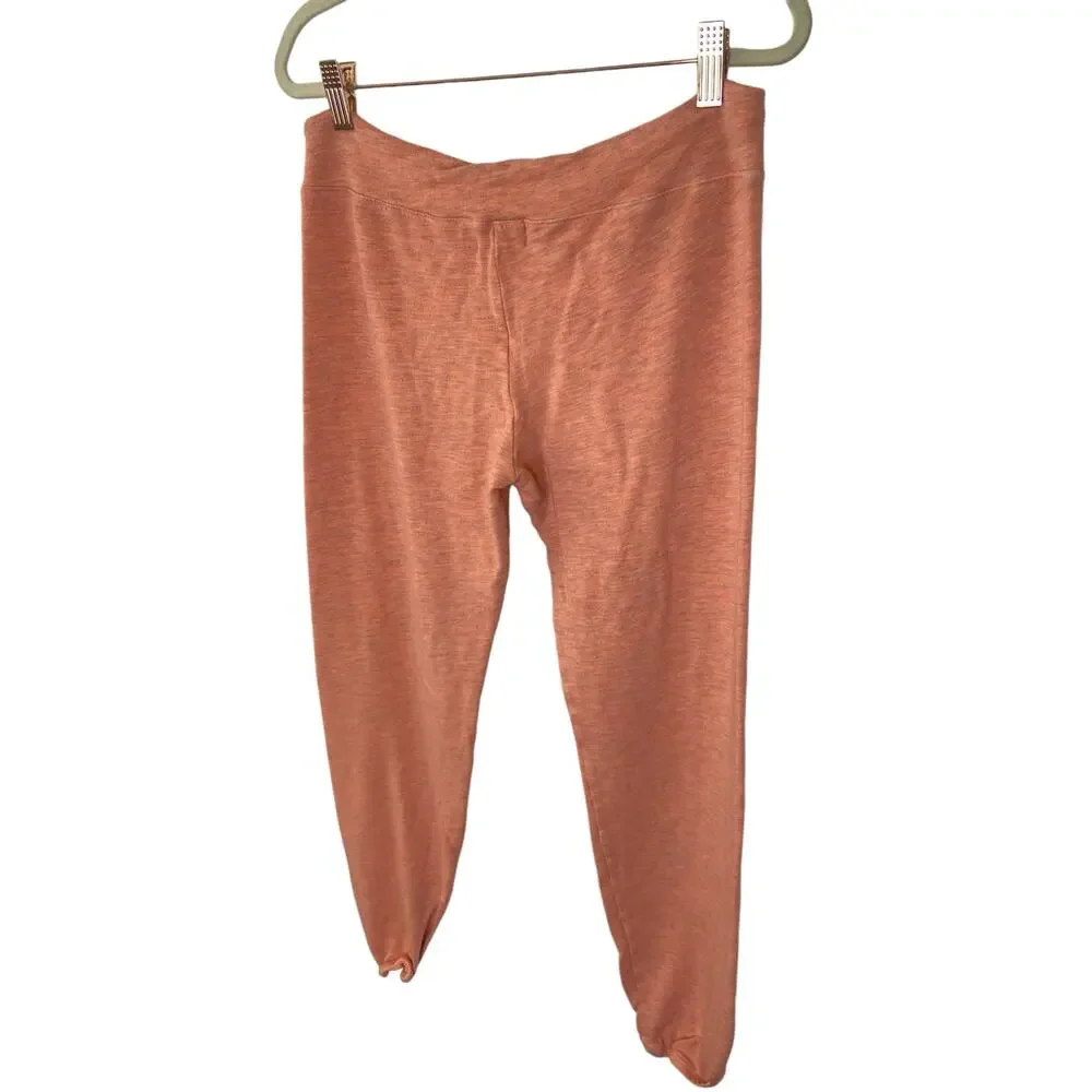 Monrow Supersoft Vintage Sweatpants Drawstring French Terry Cotton Blend M